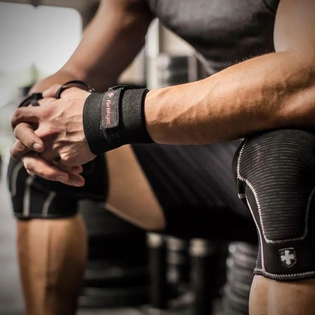 Harbinger Pro Thumb Loop Pols Wraps - Zwart