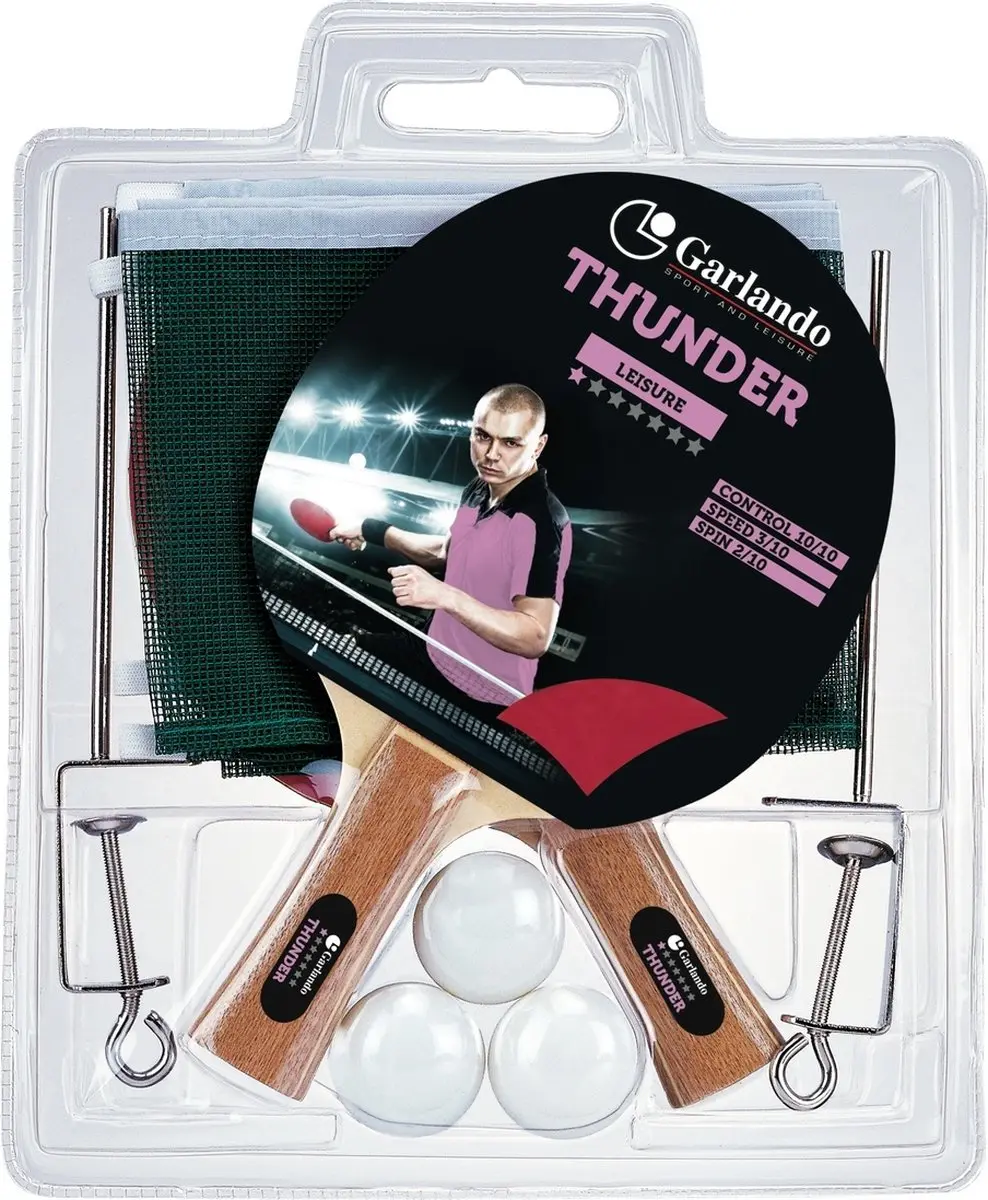 Garlando Thunder Plus Pingpongset