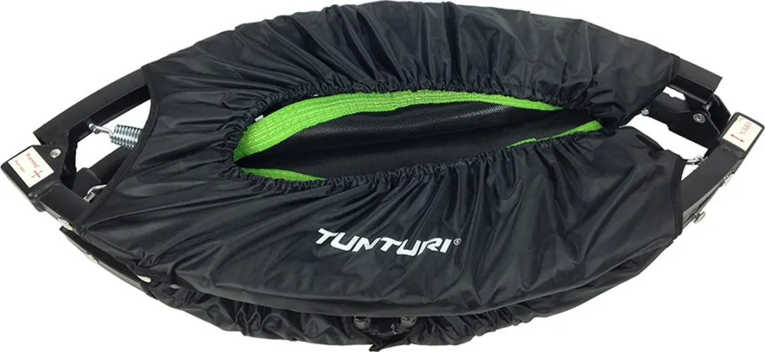 Tunturi Fitness Trampoline 104cm - Opvouwbaar - Zwart/Groen