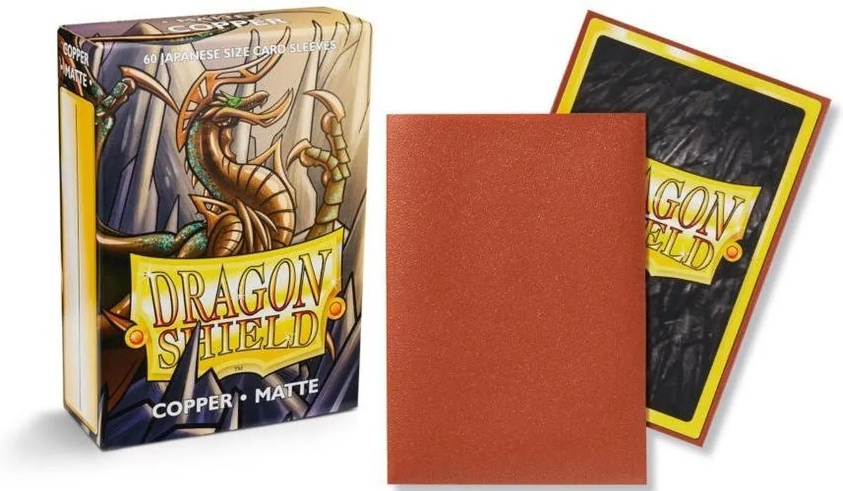 Asmodee Dragon Shield Card Sleeves Japanese Matte Copper - 60 Stuks