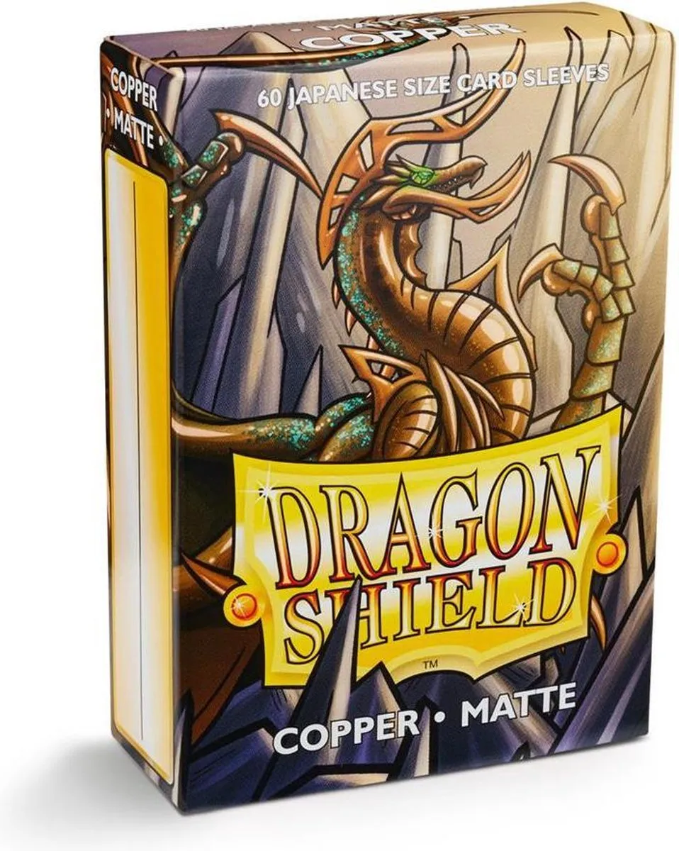 Asmodee Dragon Shield Card Sleeves Japanese Matte Copper