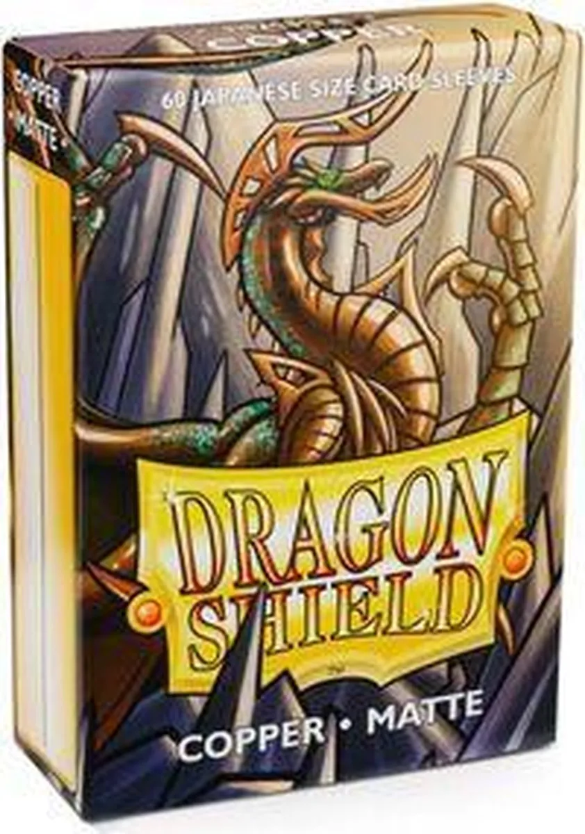 Asmodee Dragon Shield Card Sleeves Japanese Matte Copper - 60 Stuks