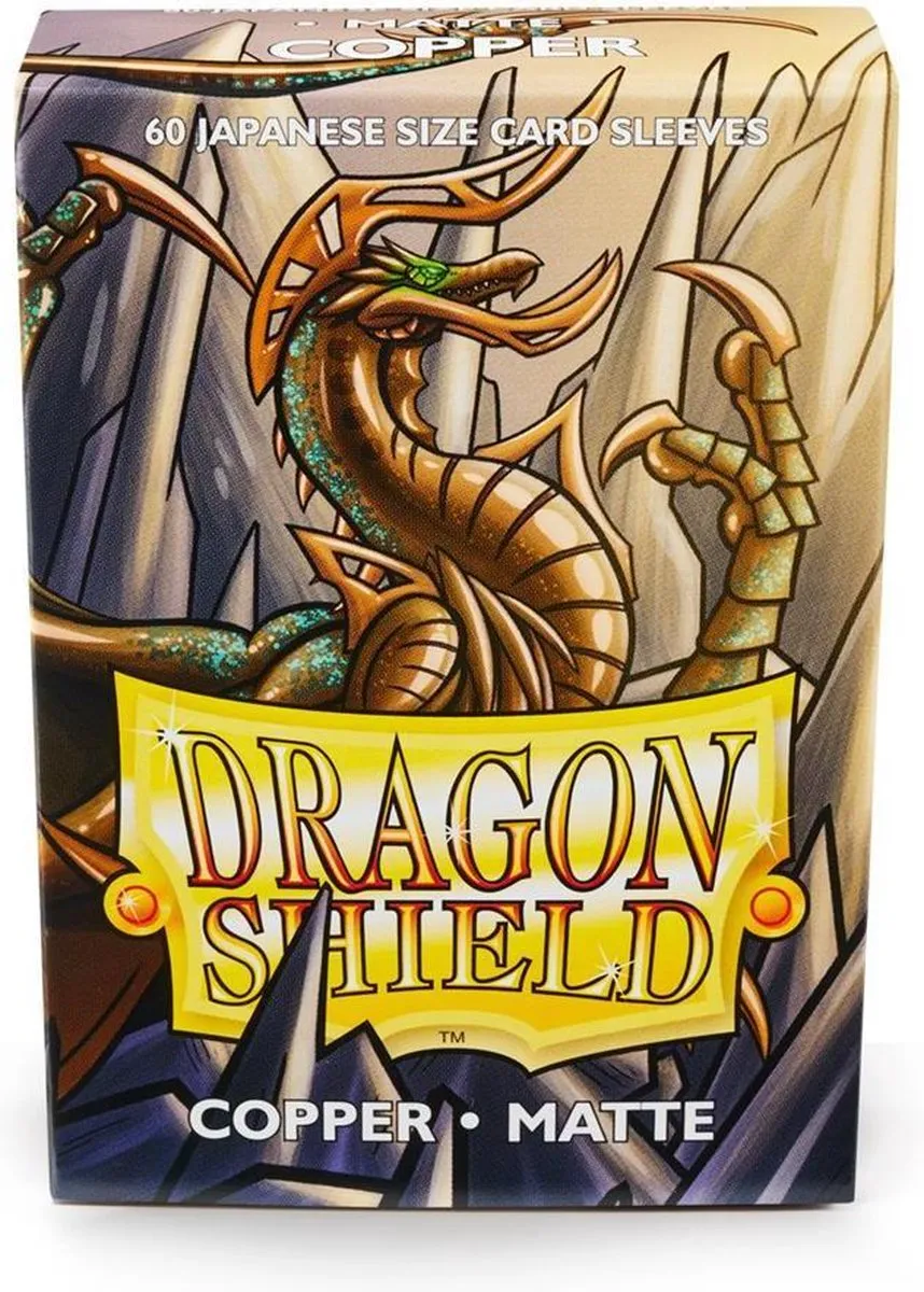 Asmodee Dragon Shield Card Sleeves Japanese Matte Copper - 60 Stuks