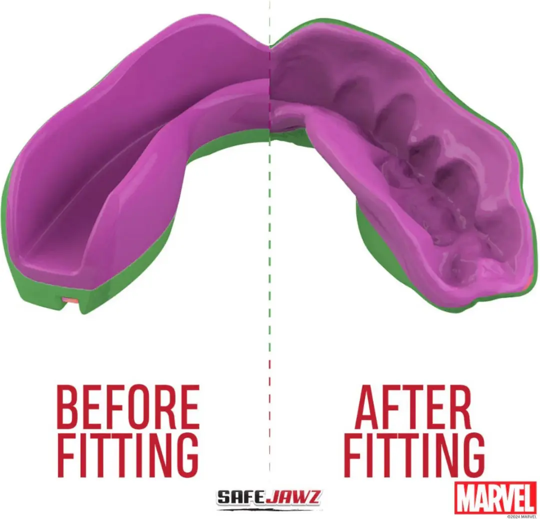 Safejawz Marvel Hulk Mondbeschermer - Groene Gel Bit
