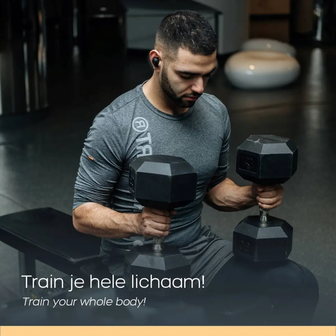 Orange Gym Hex Dumbbell 6KG - Set van 2