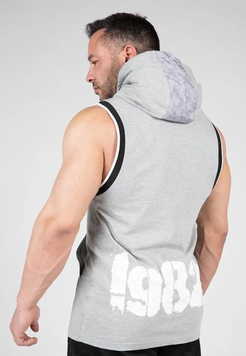 Gorilla Wear Loretto Hooded Tank Top - Grijs - S