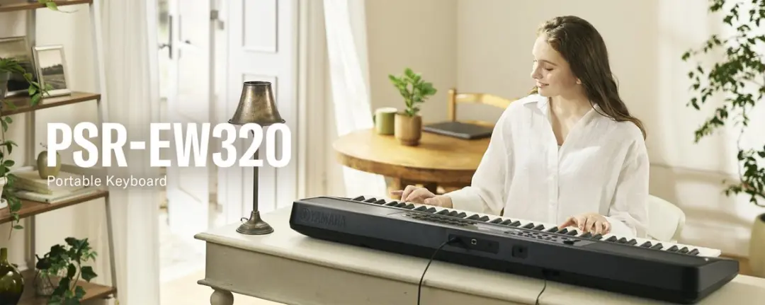 Yamaha PSR-EW320 Keyboard - 76 Toetsen - Zwart