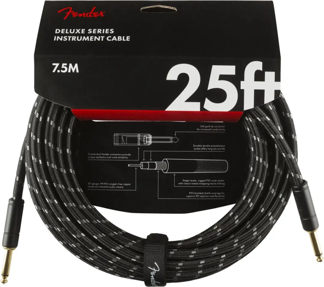 Fender Deluxe Series Instrumentenkabel 7.5m