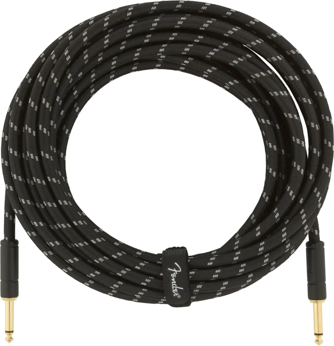 Fender Deluxe Series Instrumentenkabel 7.5m - Zwart