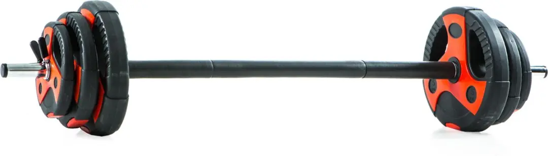 Gymstick Pump Set 20kg - Halterstang met 4 schijven - Multi