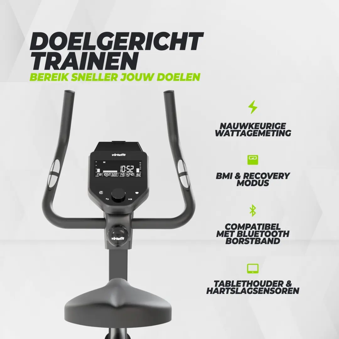 VirtuFit HTR200i Hometrainer - 32 Niveaus - 24 Programma's - Zwart