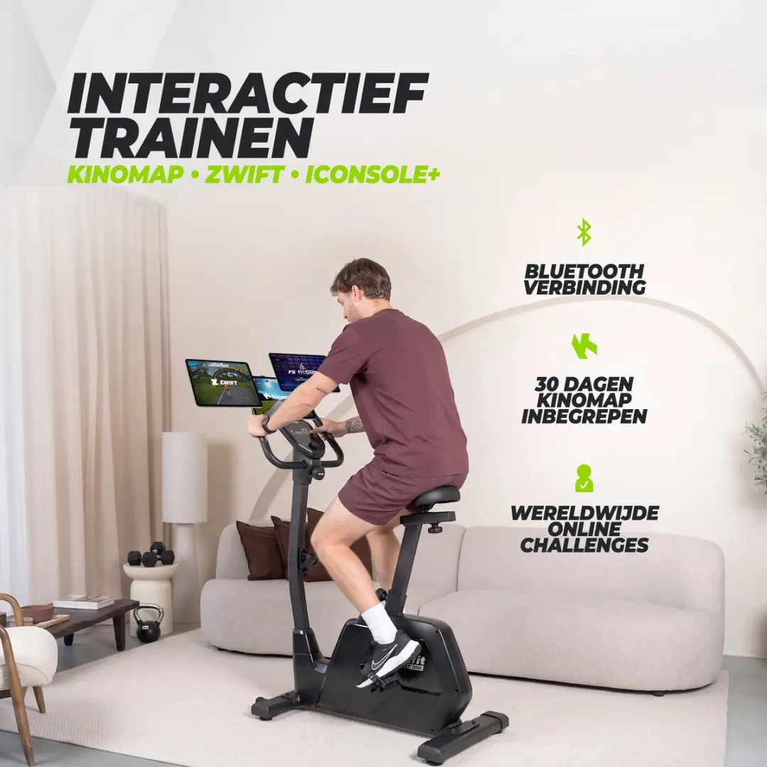 VirtuFit HTR200i Hometrainer - 32 Niveaus - 24 Programma's - Zwart - afbeelding 6 van 6