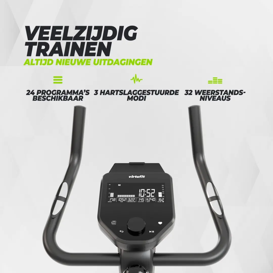 VirtuFit HTR200i Hometrainer - 32 Niveaus - 24 Programma's - Zwart