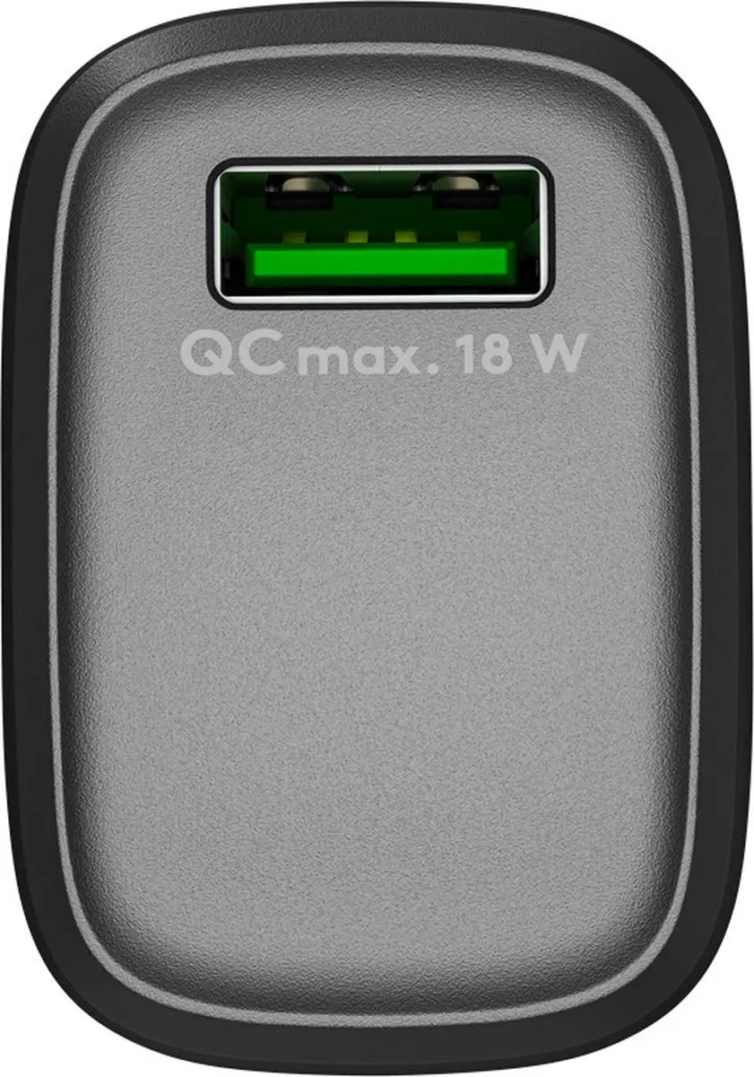 Goobay 61671 Universele AC Sneloplader 18W - Zwart