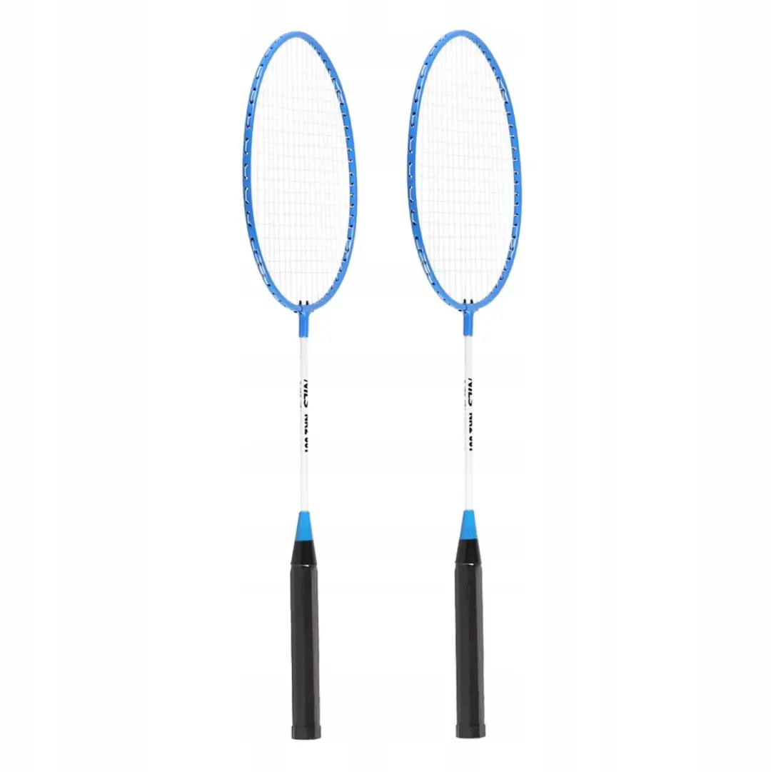 Nils Badmintonset - 2 rackets en 4 shuttles Blauw