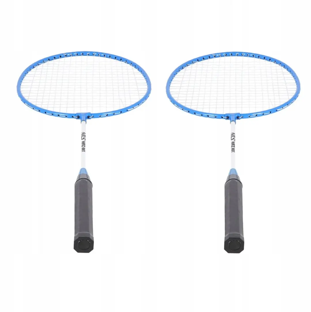 Nils Badmintonset - 2 rackets en 4 shuttles Blauw