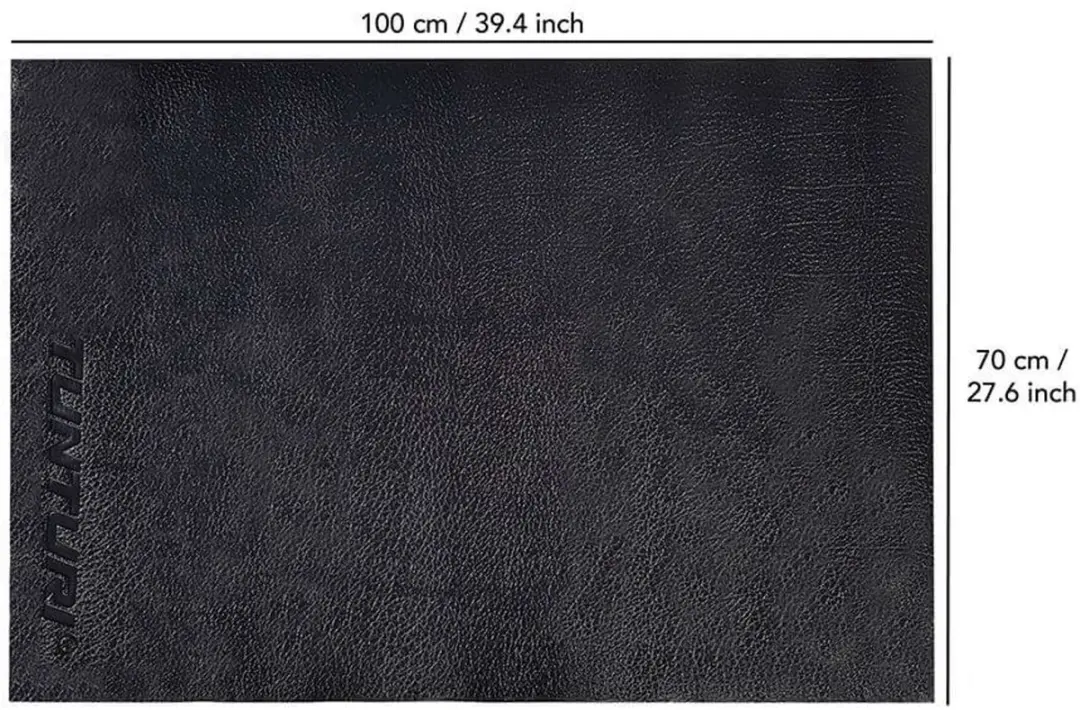 Tunturi Hometrainer Beschermmat 100x70cm - Zwart