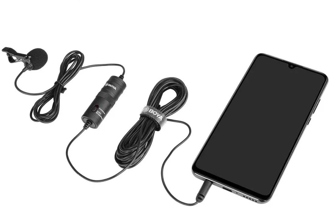 Boya BY-M1 Lavalier Microfoon - Zwart