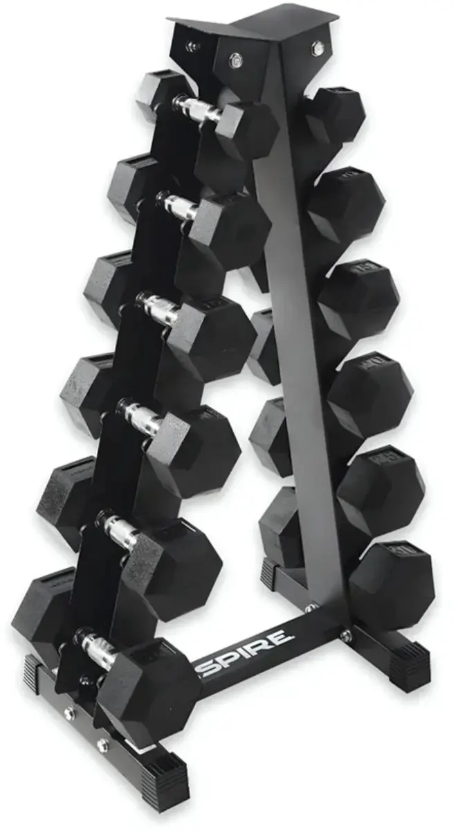 Inspire Vertical Halterrek 6 Paar - Zwart