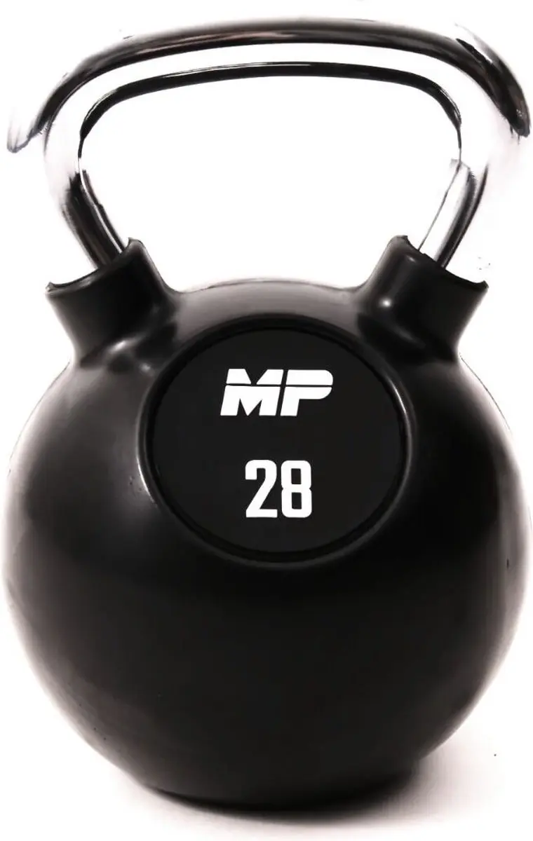 Muscle Power Rubberen Kettlebell 28 kg