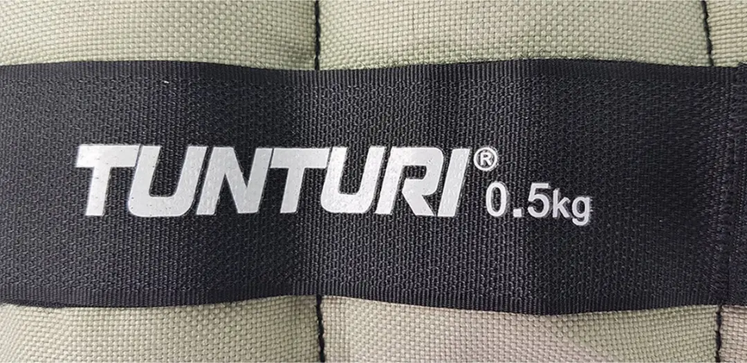 Tunturi Polsgewichten 2x 0.5kg - Grijs