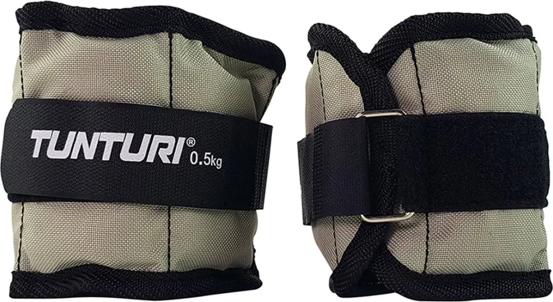 Tunturi Polsgewichten 2x 0.5kg - Grijs