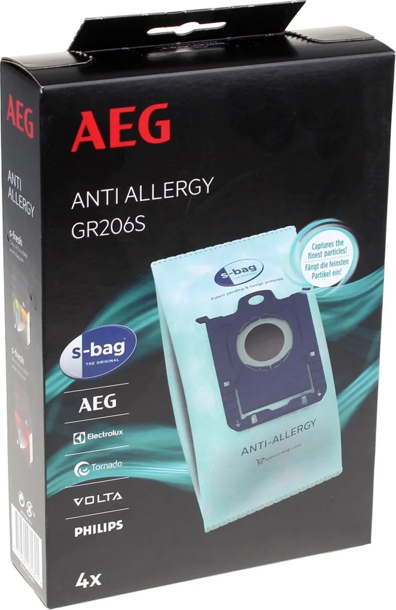 AEG GR206S Stofzuigerzak Anti-Allergie - 1 Stuk