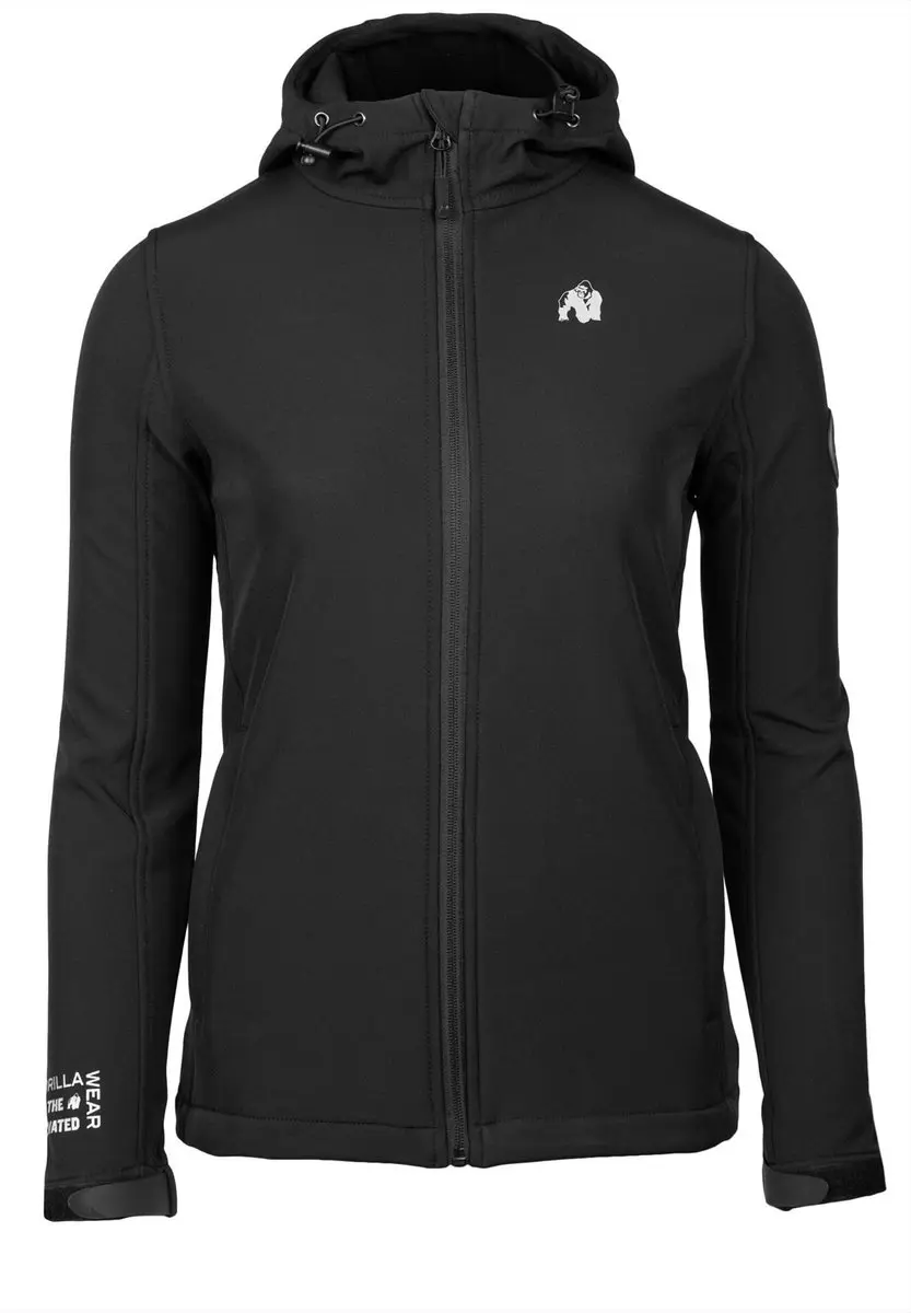 Gorilla Wear Mina Softshell Jas M - Zwart