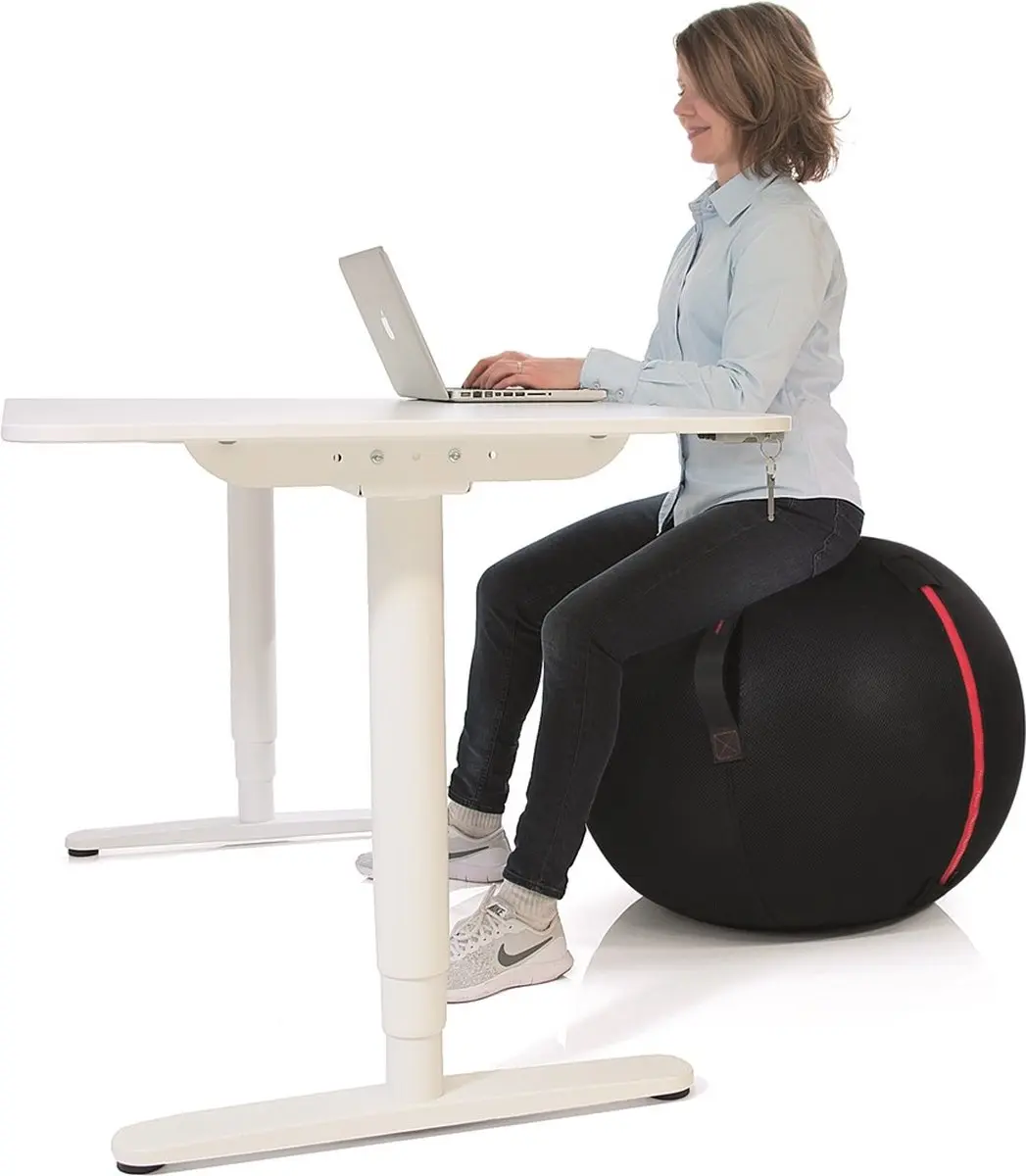 Gymstick Office Ball 75cm - Zwart