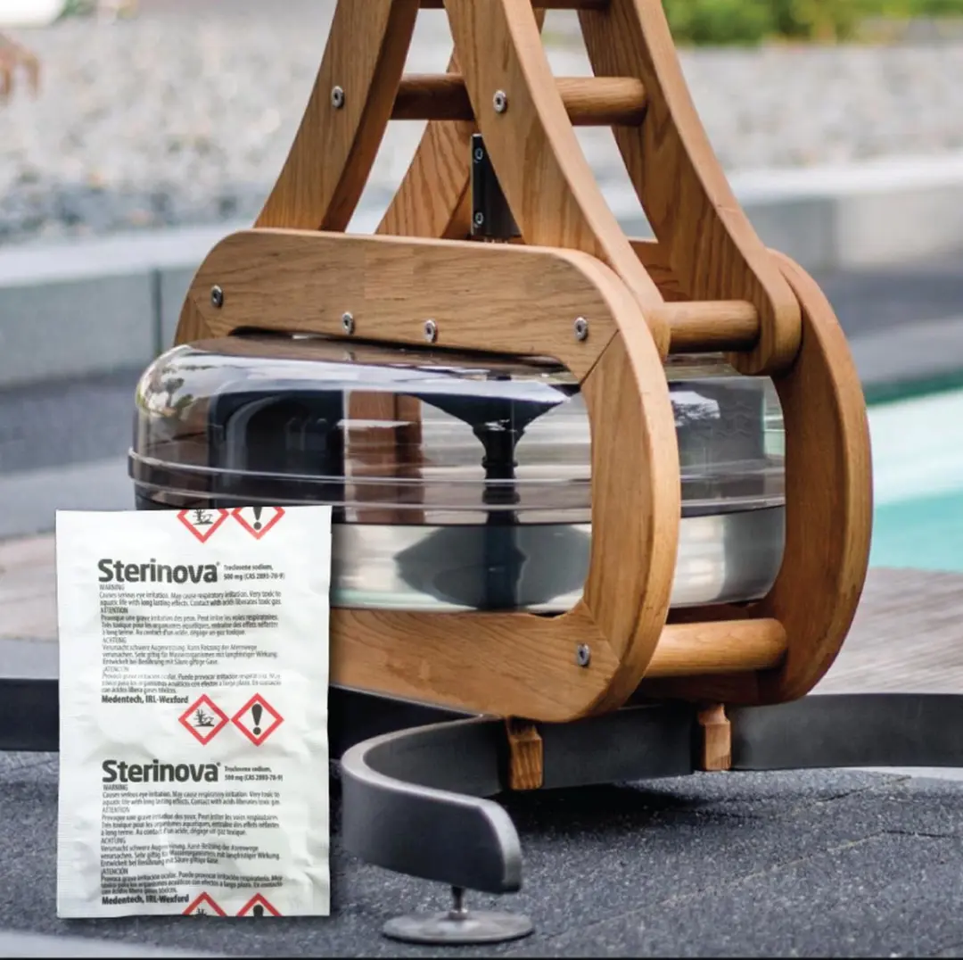 WaterRower Sterinova Puritabs Maxi Chloor Tabletten 30 Stuks - Witte Tabletten 500mg