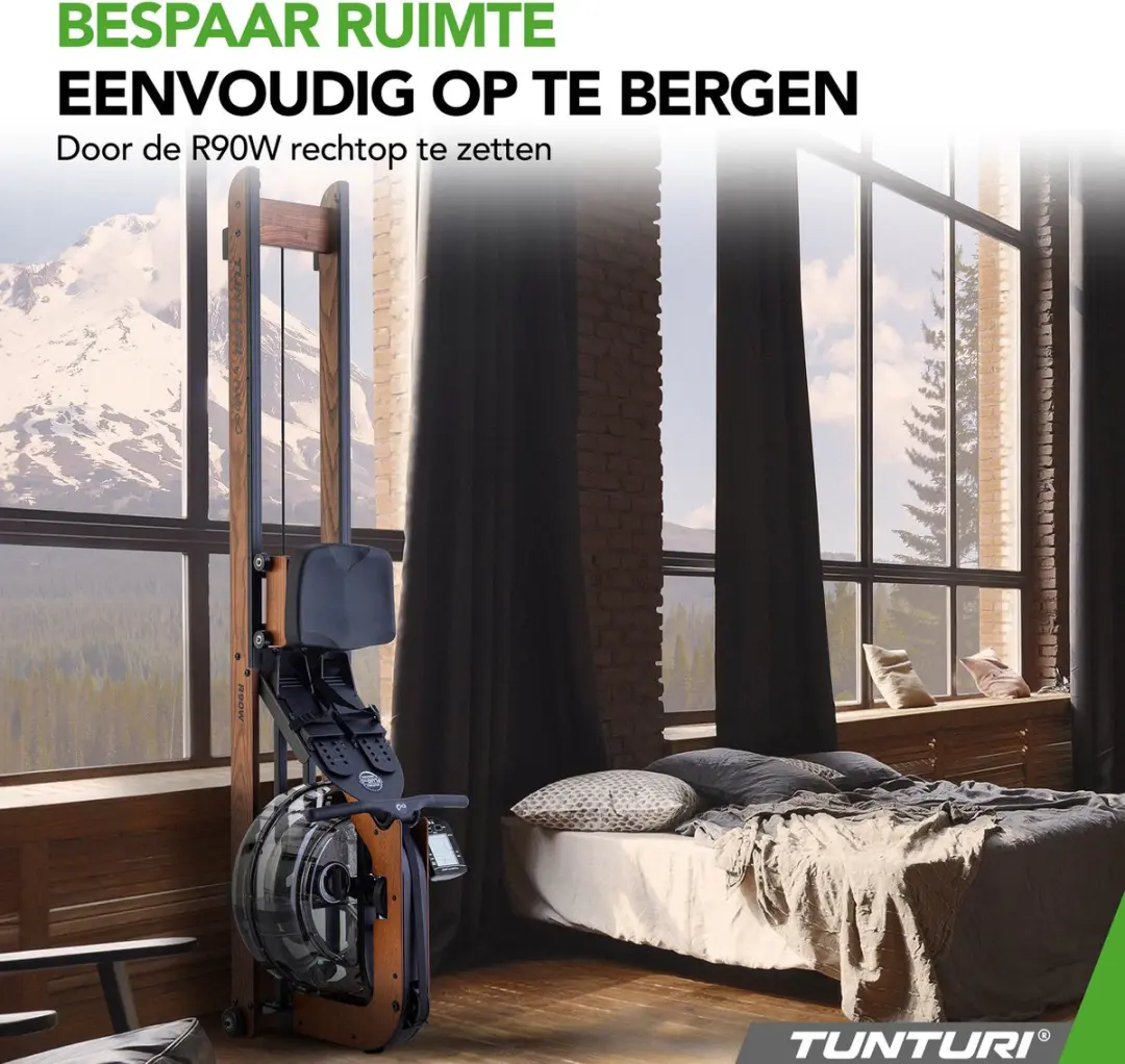 Tunturi Signature R90W Roeitrainer - Waterweerstand - 5 Niveaus