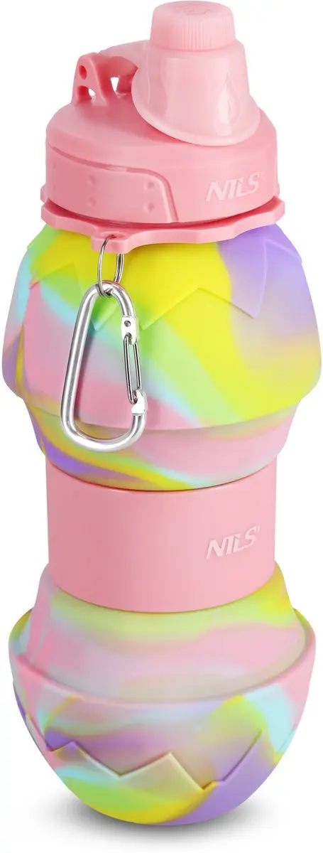 Nils NC4102 Siliconen Opvouwbare Bidon 700ml