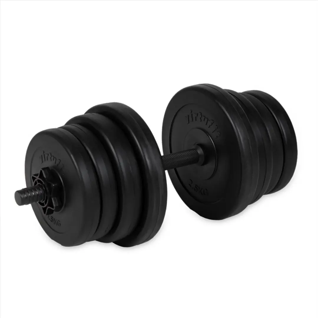Virtufit Verstelbare Dumbbellset 30kg - 2-in-1 - Zwart