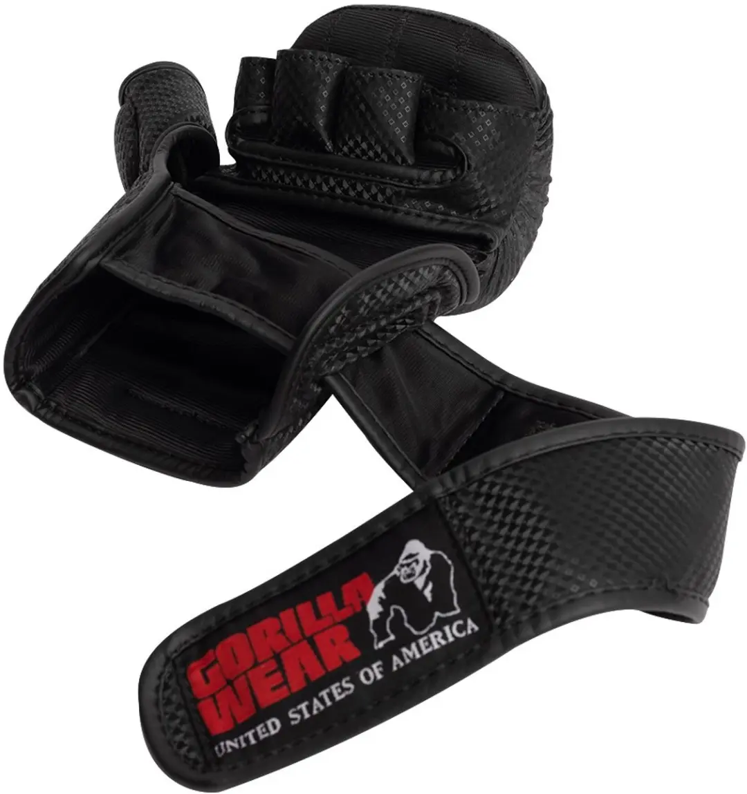 Gorilla Wear Ely MMA Bokshandschoenen M/L - Zwart/Wit