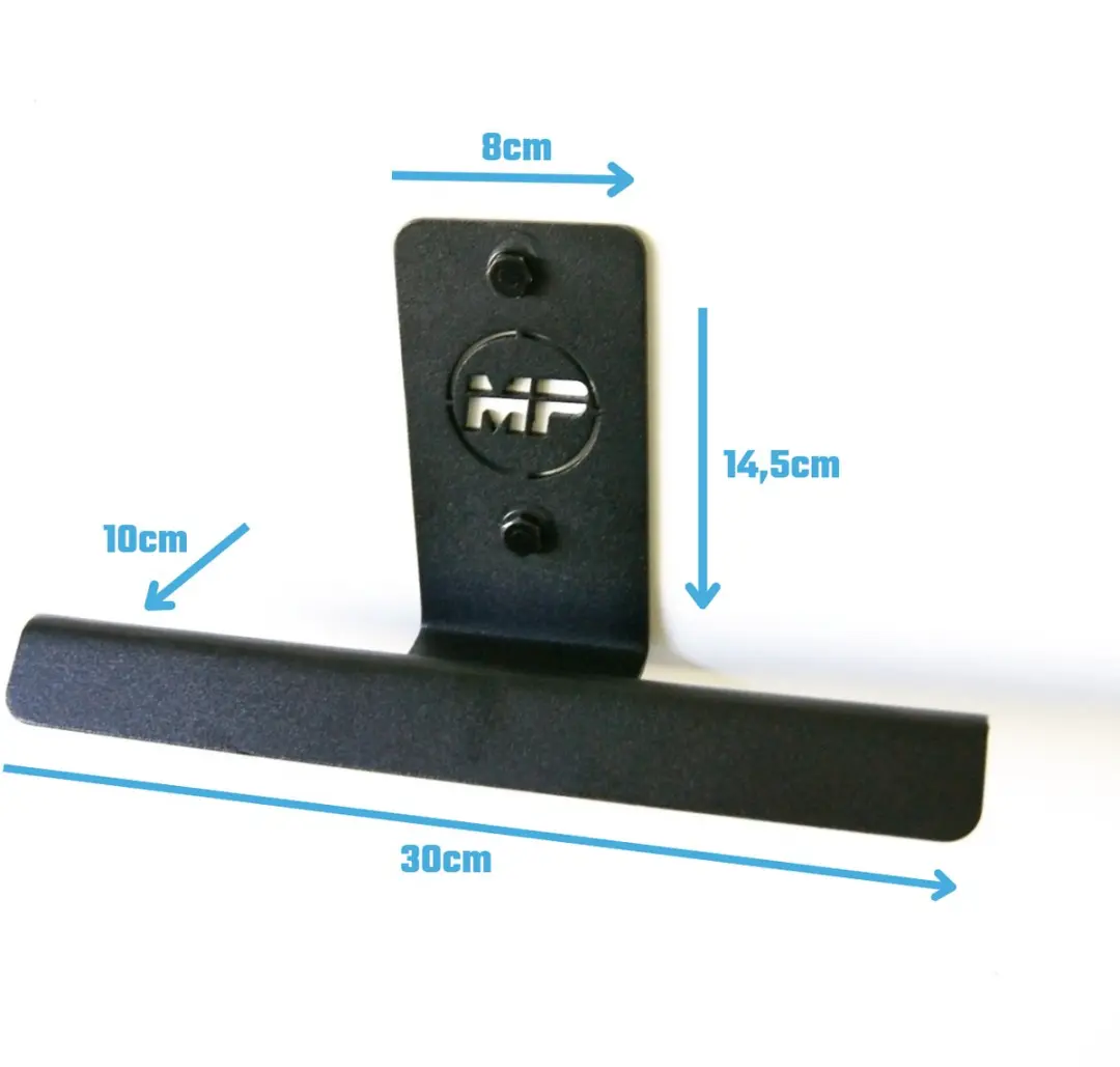 Muscle Power MP1722 Gewichtsvest Wandmodel - Zwart