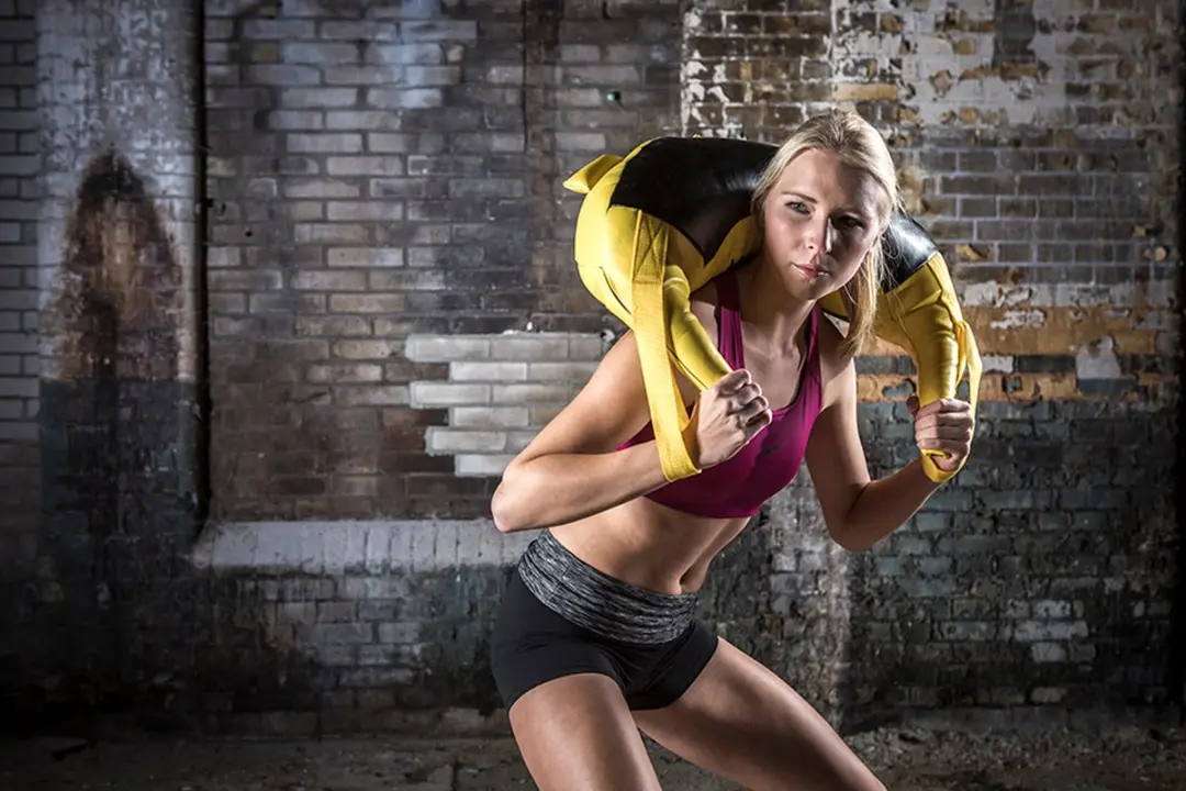 Tunturi Bulgarian Bag 10kg - Krachttraining Powerbag Rood