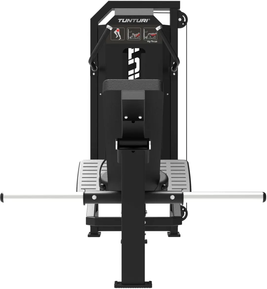 Tunturi Platinum Hip Thrust Krachtstation - 200kg Zwart