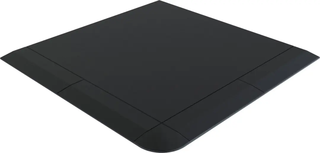 NRG Sportvloer Rubber Vloertegel 100x100x2cm - Zwart