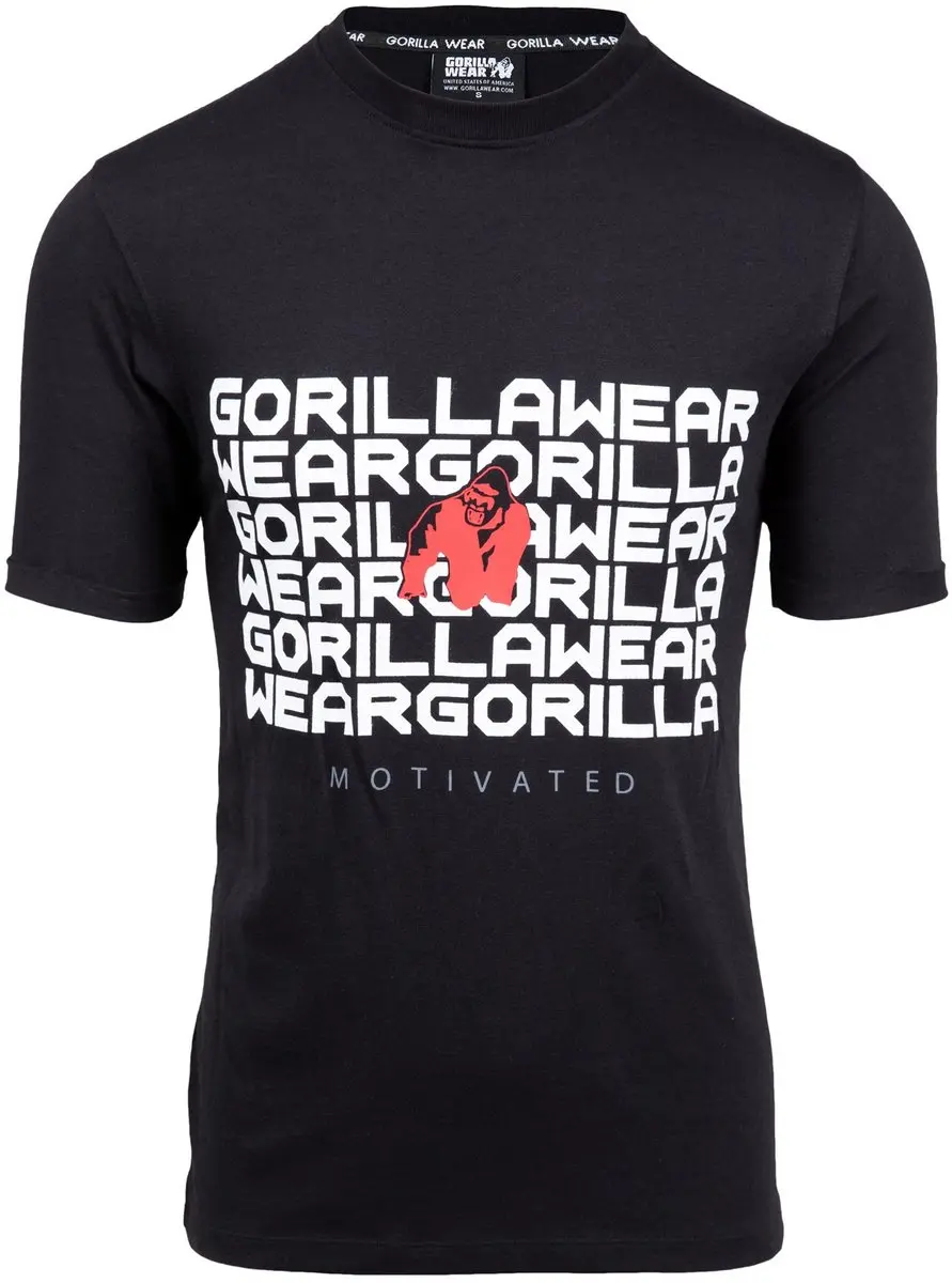 Gorilla Wear Bradley T-shirt - 2XL - Zwart