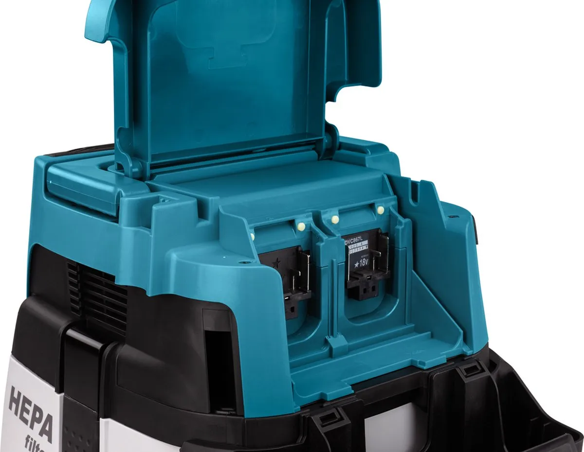 Makita DVC867LZX4 Accu Stofzuiger 2x18V