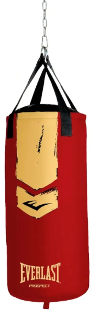Everlast Prospect 2 Heavy Bag Kit - Bokszak 76x28cm - Rood/Goud