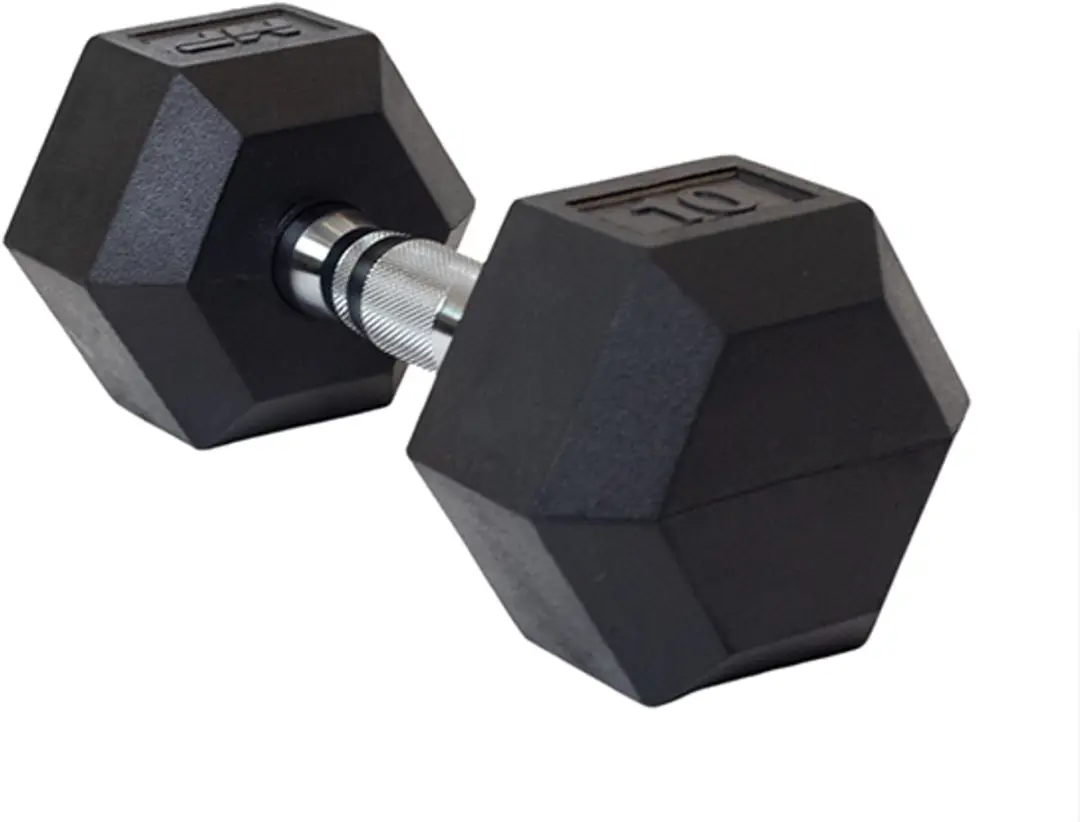 Muscle Power Hexa Dumbbell 10 kg - Zwart