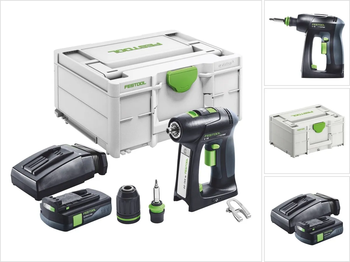 Festool C 18-Basic Accuboormachine 18V 45Nm
