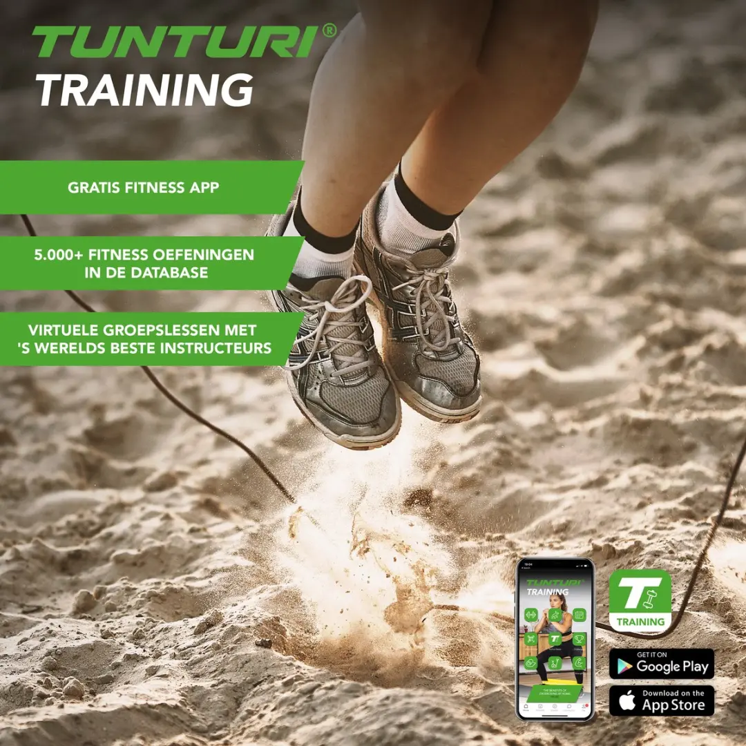 Tunturi Verstelbaar Speed Rope - Springtouw Groen