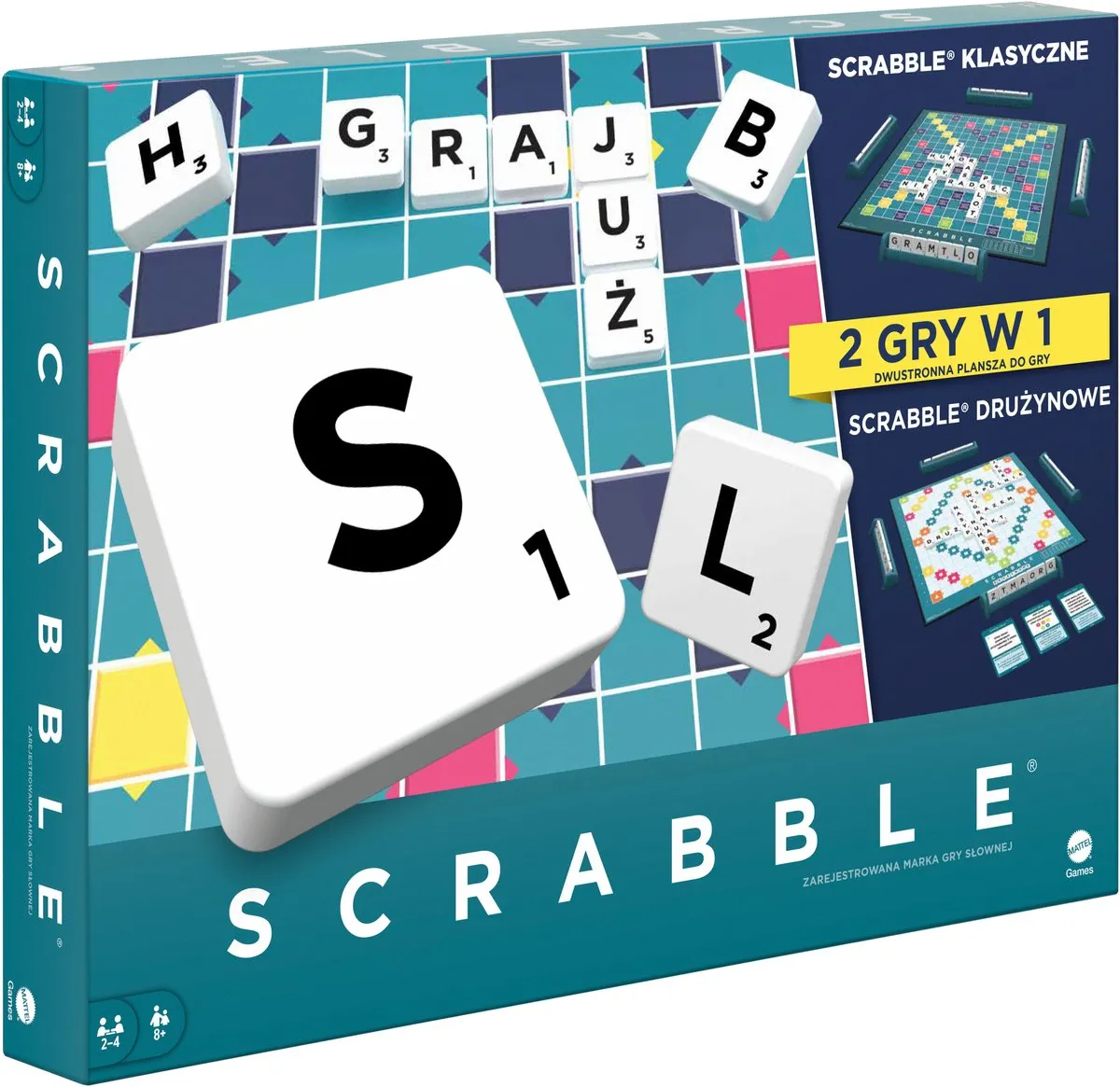 Mattel Scrabble Together Bordspel HXW00 - 2 Spellen