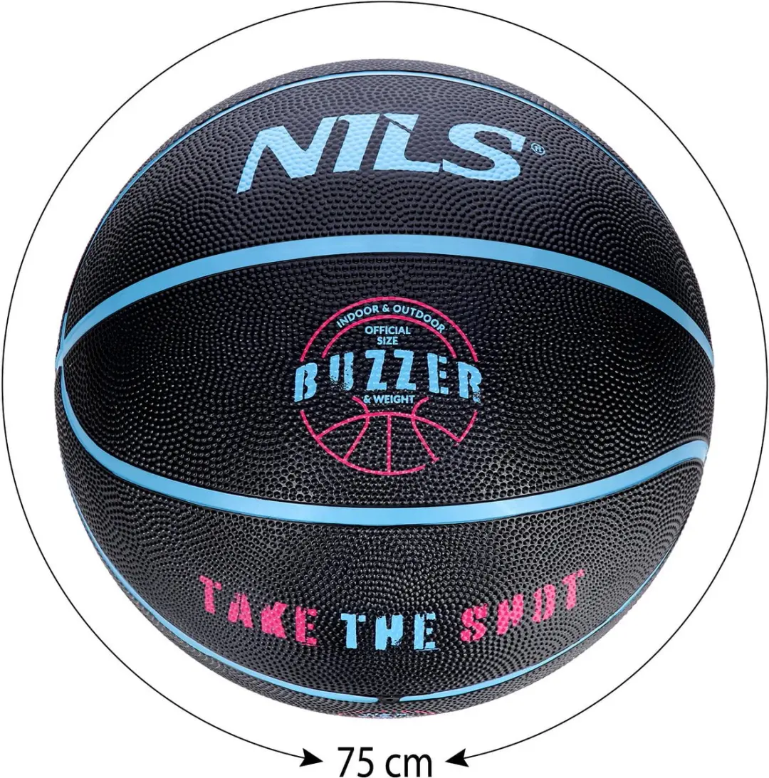 Nils Buzzer Basketbal Maat 7 - Zwart