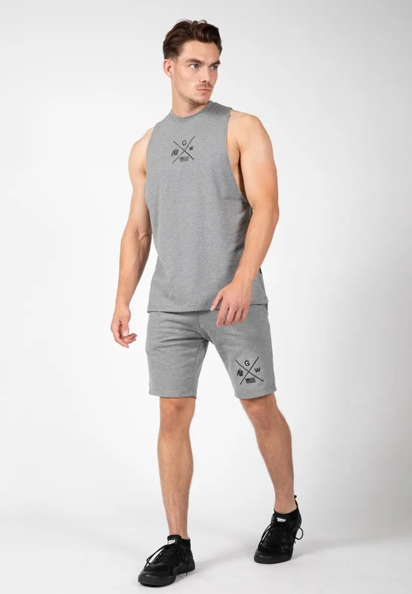 Gorilla Wear Cisco Tanktop - Grijs/Zwart - S