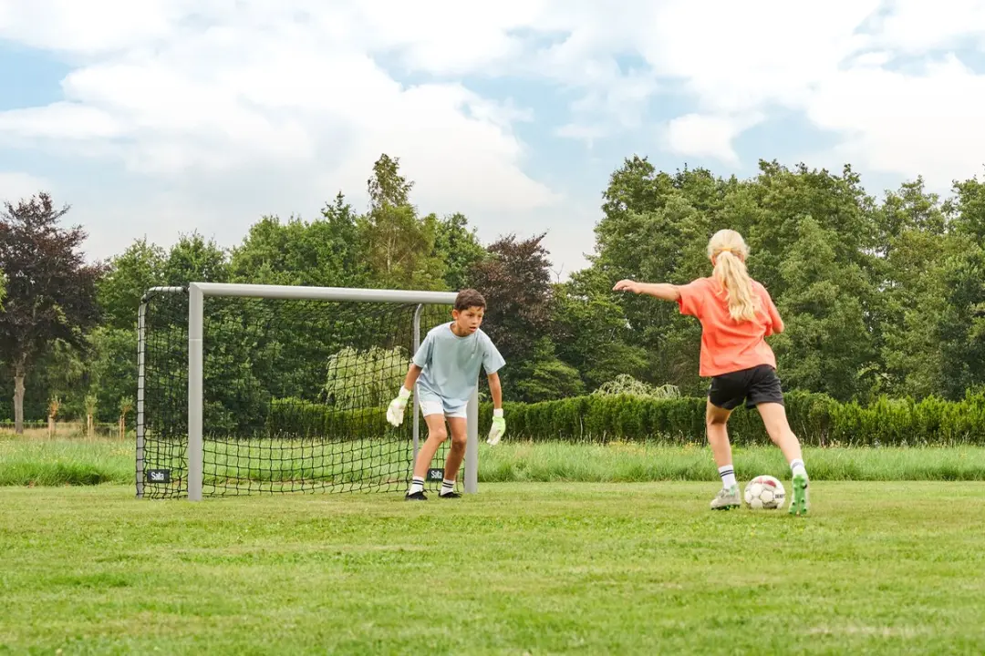 Salta Champion Voetbaldoel 180x120x60cm - Platina zilver
