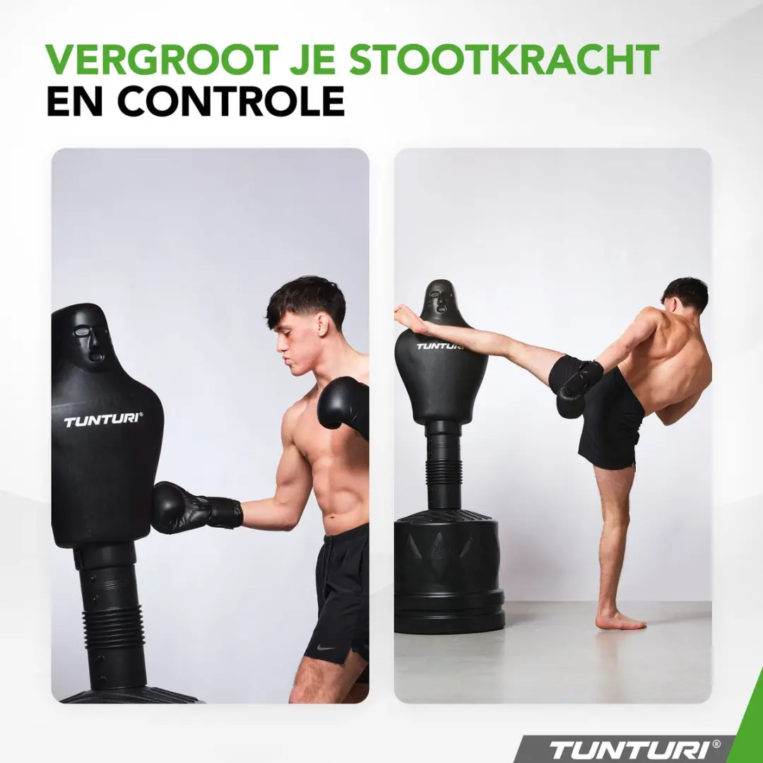 Tunturi BOB Vrijstaande Bokspop - Staand - 180cm - Zandvulbare Voet