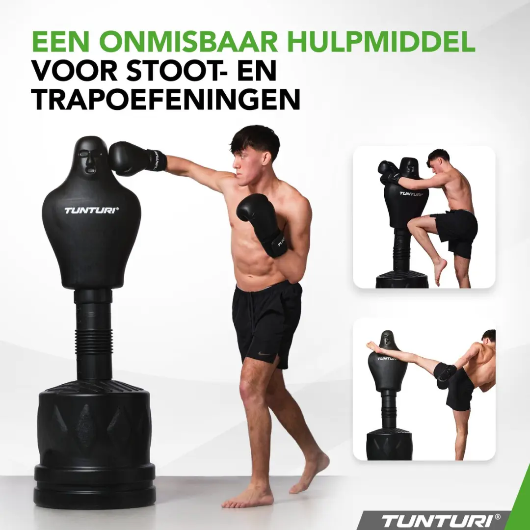 Tunturi BOB Vrijstaande Bokspop - Staand - 180cm - Zandvulbare Voet